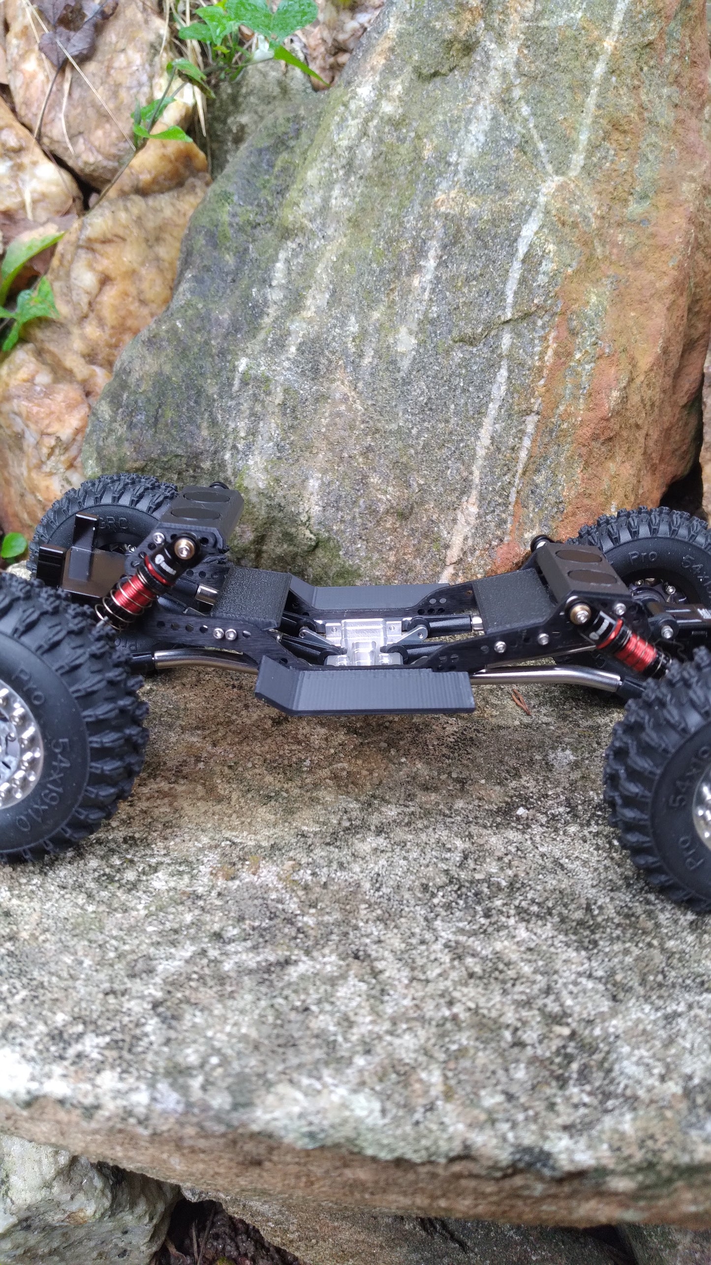KRC Alien NANO Chassis Kit for SCX24 - Anodized Black Aluminum