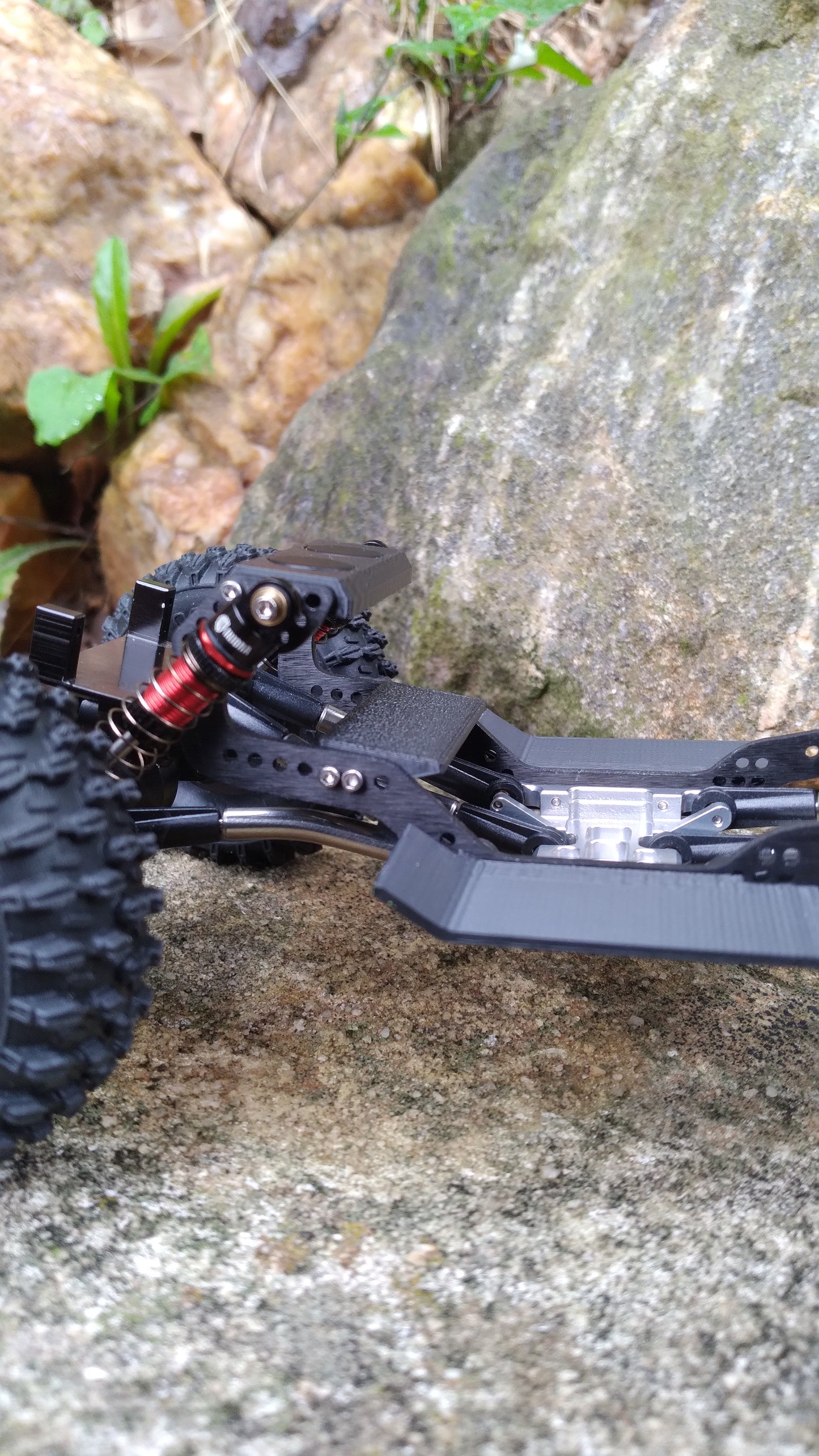 KRC Alien NANO Chassis Kit for SCX24 - Anodized Black Aluminum