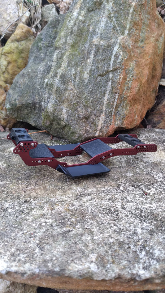 *Limited Edition KRC Alien V3 Anodized DARK CRIMSON RED Aluminum Chassis Kits for SCX24