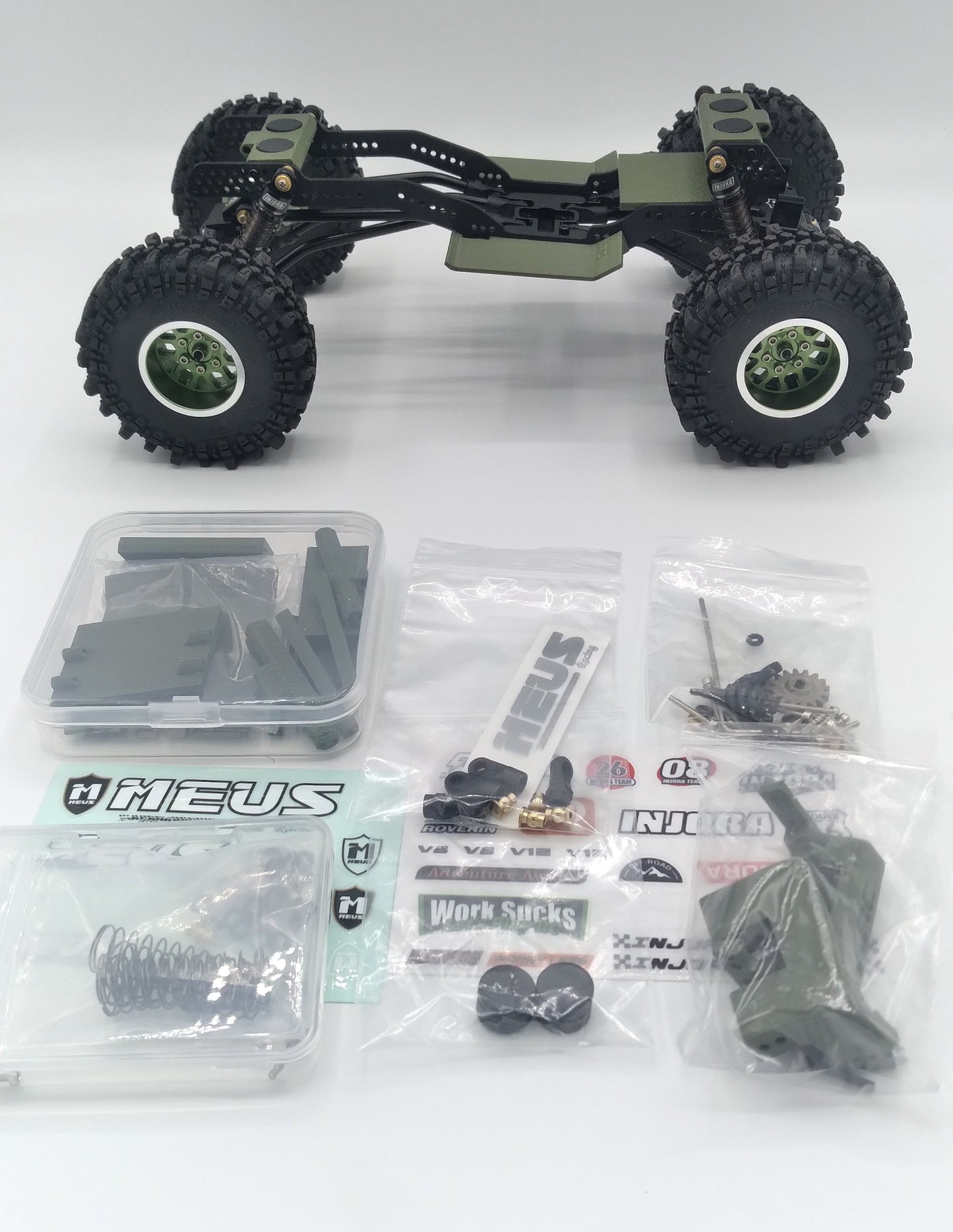 Karnage RC Gear Custom Built Complete SCX24 Roller Chassis #4 - Read for build details