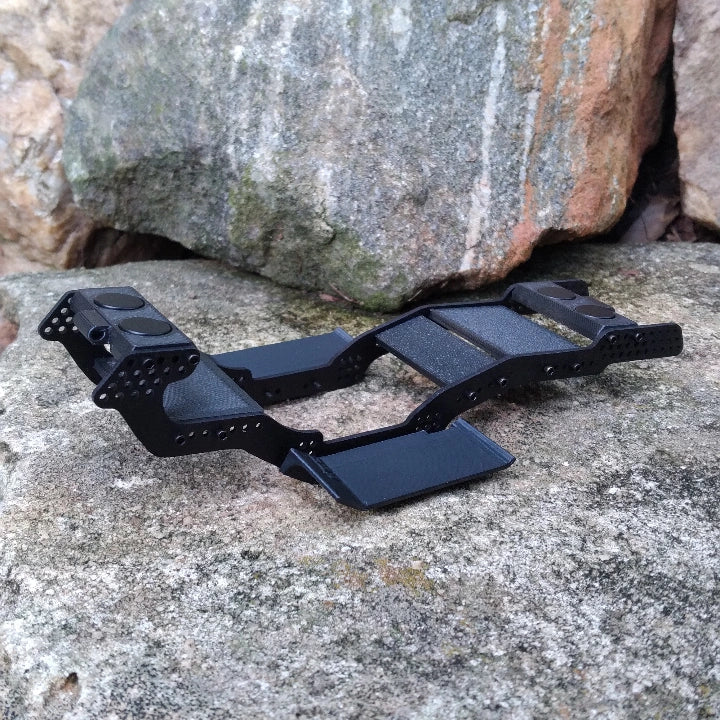 Karnage RC Gear Alien V3 BLACK Anodized Aluminum Chassis Kits for SCX24 - NEW - Your choice of chassis parts color.