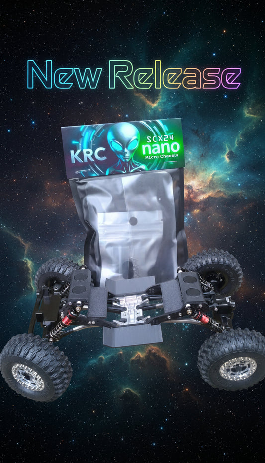 KRC Alien NANO Chassis Kit for SCX24 - Anodized Black Aluminum