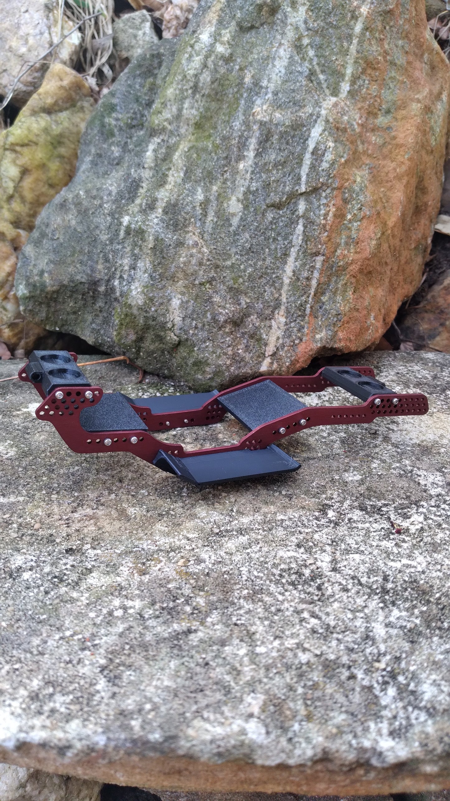 *Limited Edition KRC Alien V3 Anodized DARK CRIMSON RED Aluminum Chassis Kits for SCX24