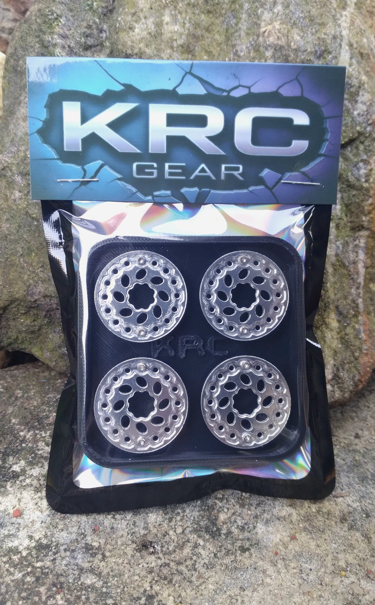 KRC 1.0" - "Scepter" Beadlock Rings - Fits Injora/Mofo 16 bolt 1.0" beadlock wheels