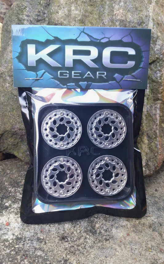 KRC 1.0" - "Scepter" Beadlock Rings - Fits Injora/Mofo 16 bolt 1.0" beadlock wheels