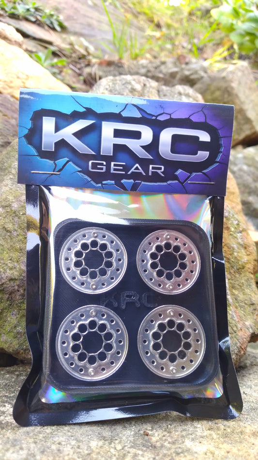 KRC 1.0" - "Revolver" Beadlock Rings - Fits Injora/Mofo 16 bolt 1.0" beadlock wheels