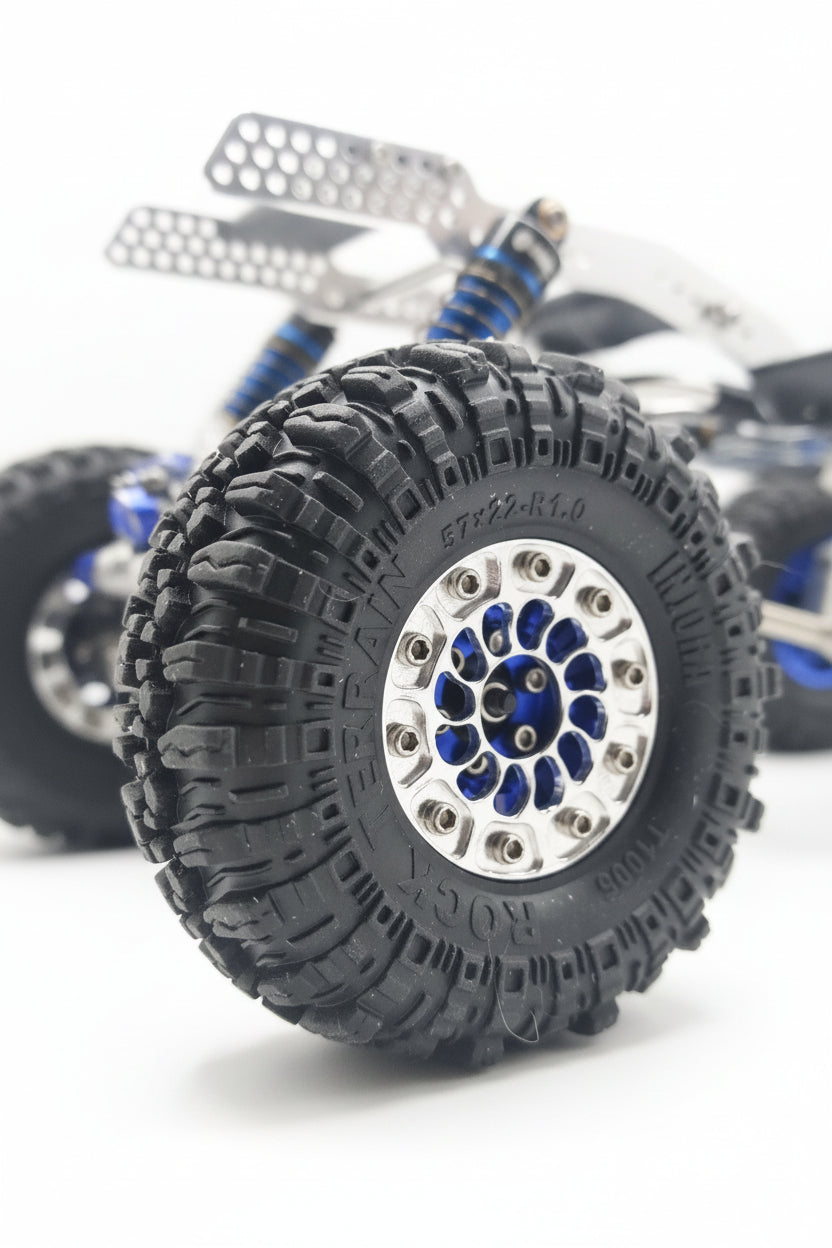 Karnage RC Gear Custom Built Complete SCX24 Roller Chassis #1 -Read for build details