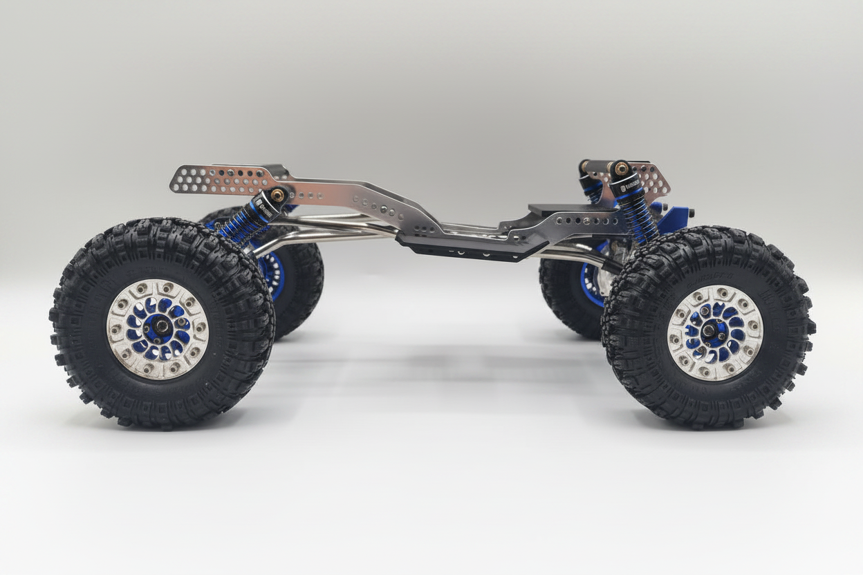 Karnage RC Gear Custom Built Complete SCX24 Roller Chassis #1 -Read for build details