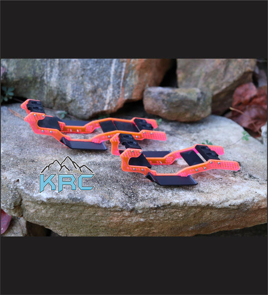 Karnage RC Gear ALIEN V3.1 Reissue SCX24 Chassis Builder's Kit - Transparent Neon Pink- Choose your wheelbase length