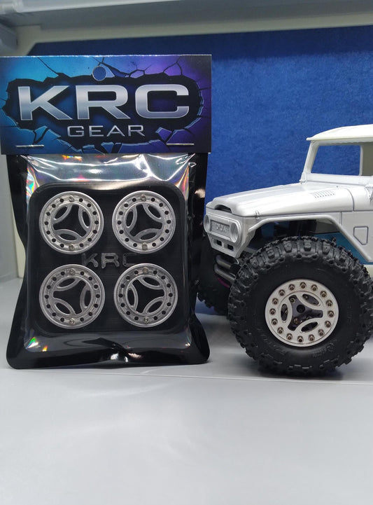 KRC 1.0" - "Trips" Beadlock Rings - Fits MOFO/Injora 16 bolt 1.0" wheels for 1:24 scale RC Crawlers
