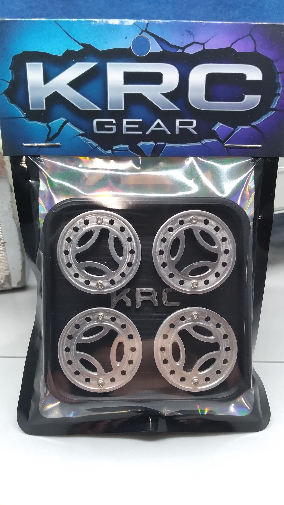 KRC 1.0" - "Trips" Beadlock Rings - Fits MOFO/Injora 16 bolt 1.0" wheels for 1:24 scale RC Crawlers