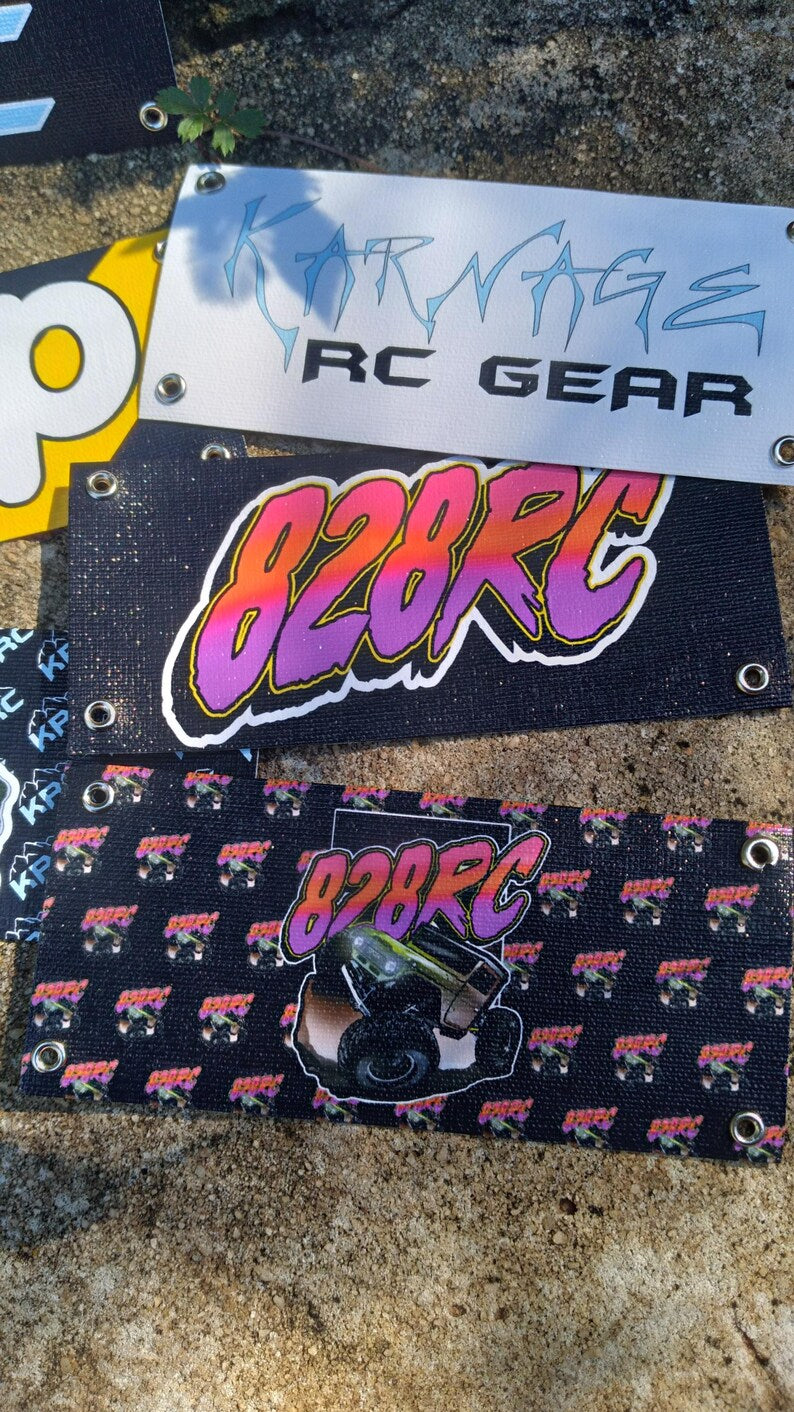 Custom Order - Personalized 1:18/1:24 Scale Shop Banners - Upload your logo!
