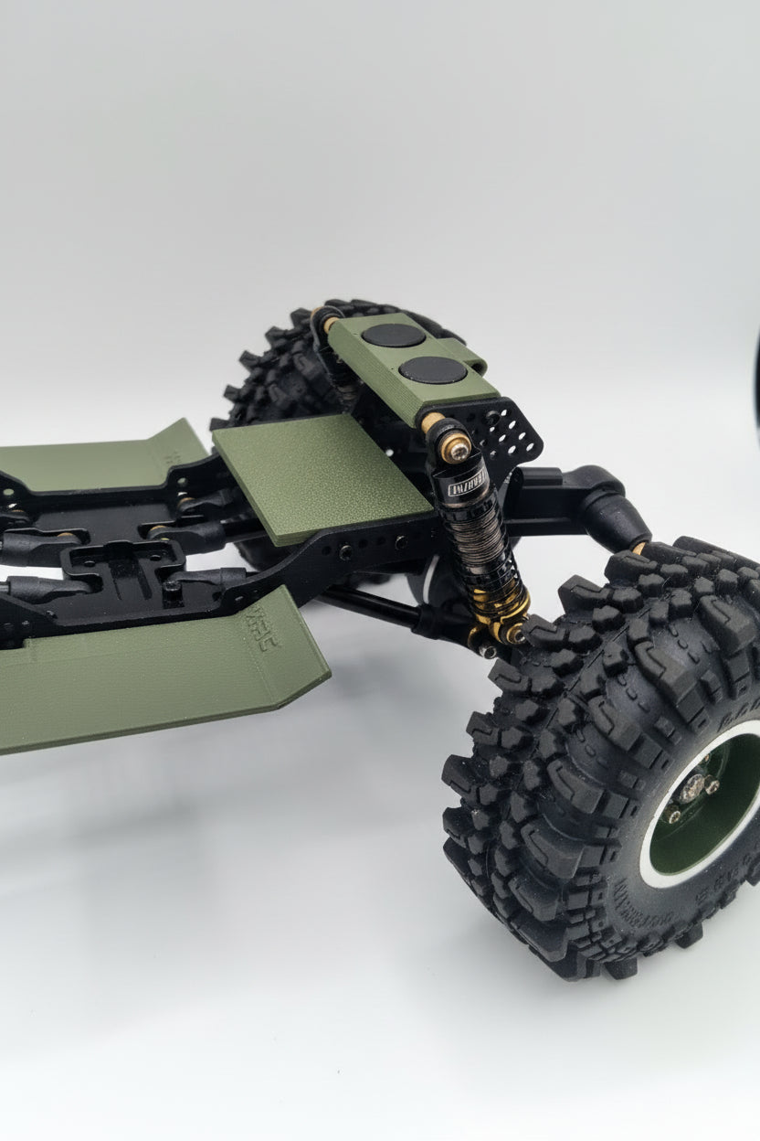 Karnage RC Gear Custom Built Complete SCX24 Roller Chassis #4 - Read for build details
