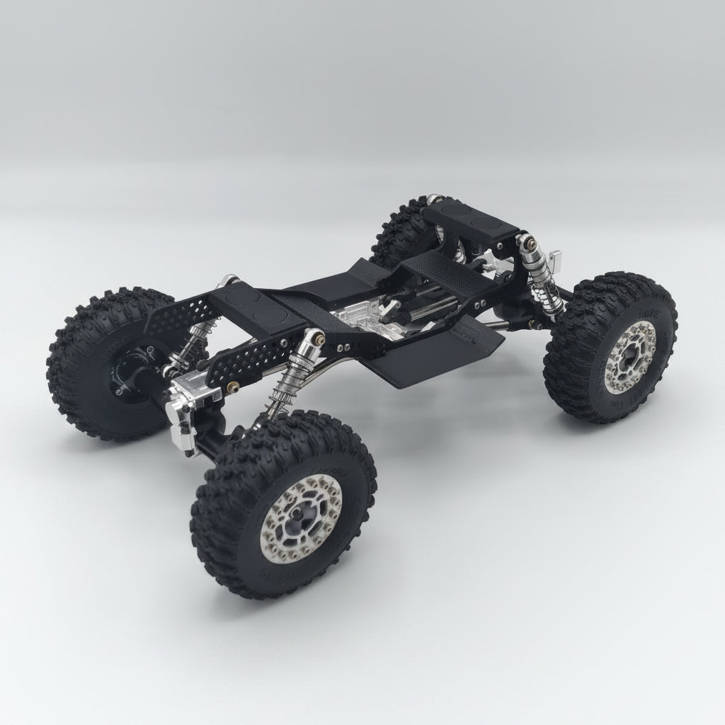 Karnage RC Gear Custom Built Complete SCX24 Roller Chassis #9 - Read for build details