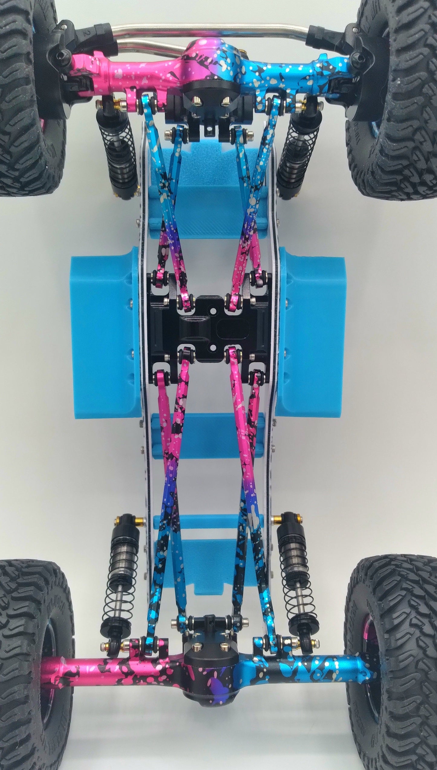 Karnage RC Gear Custom Built Complete SCX24 Roller Chassis #3 -Read for build details