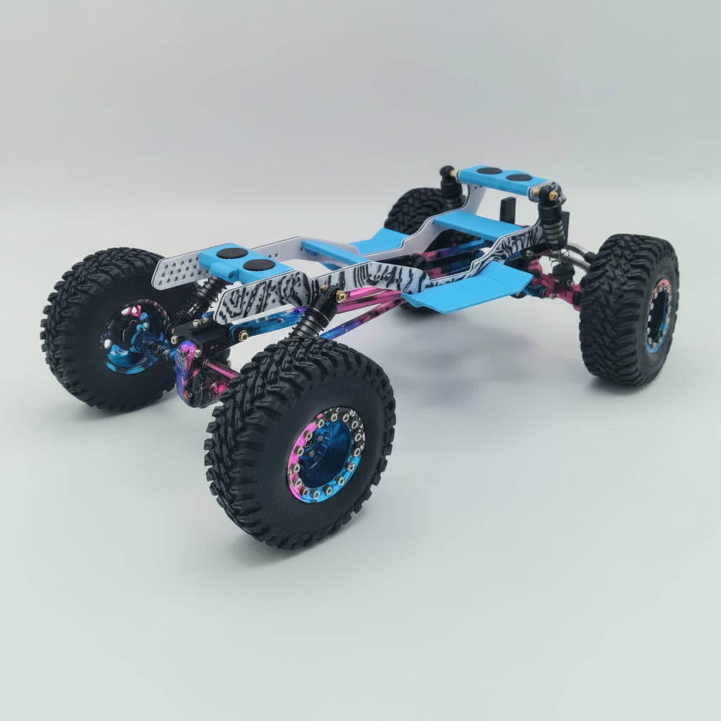 Karnage RC Gear Custom Built Complete SCX24 Roller Chassis #3 -Read for build details