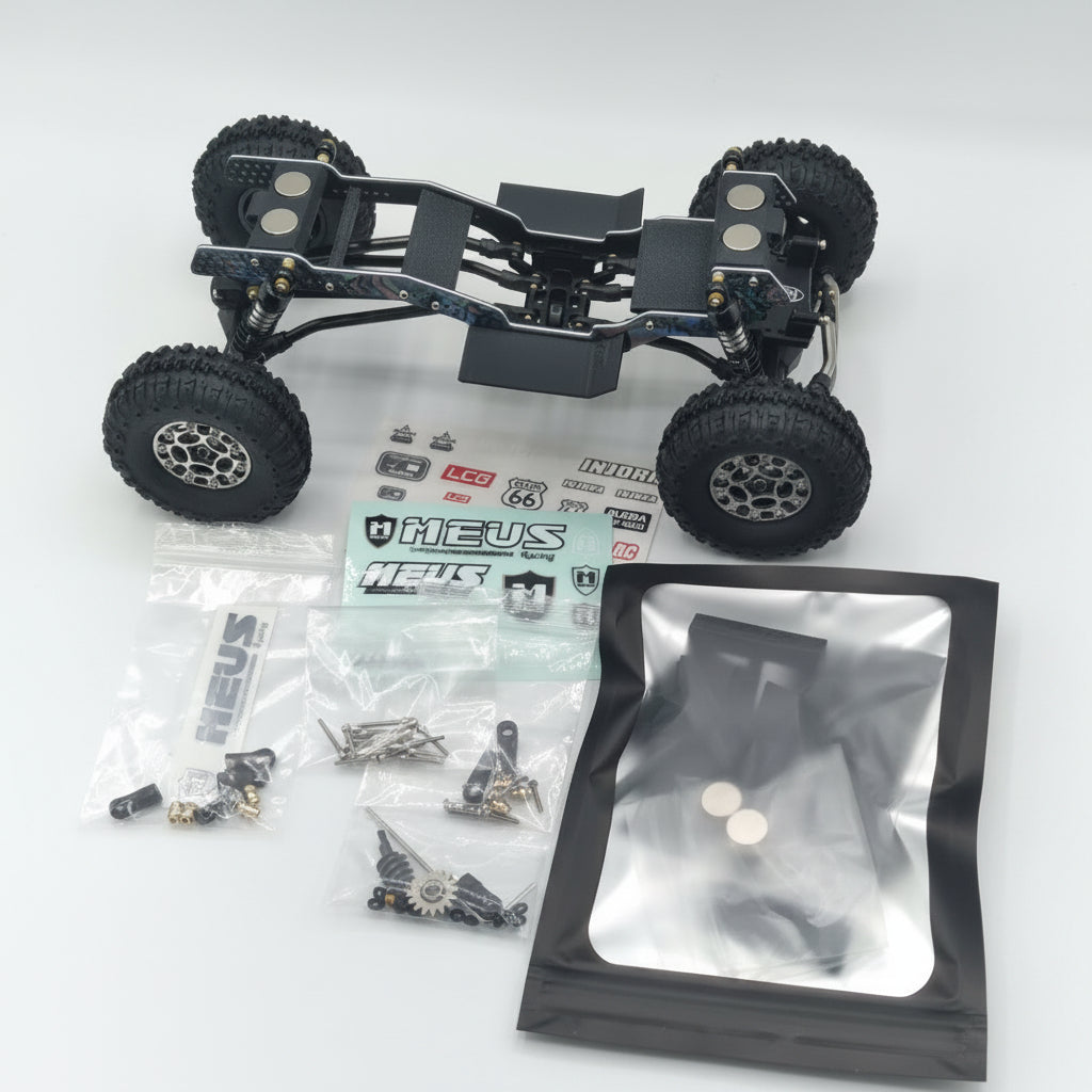 Karnage RC Gear Custom Built Complete SCX24 Roller Chassis #7 - Read for build details