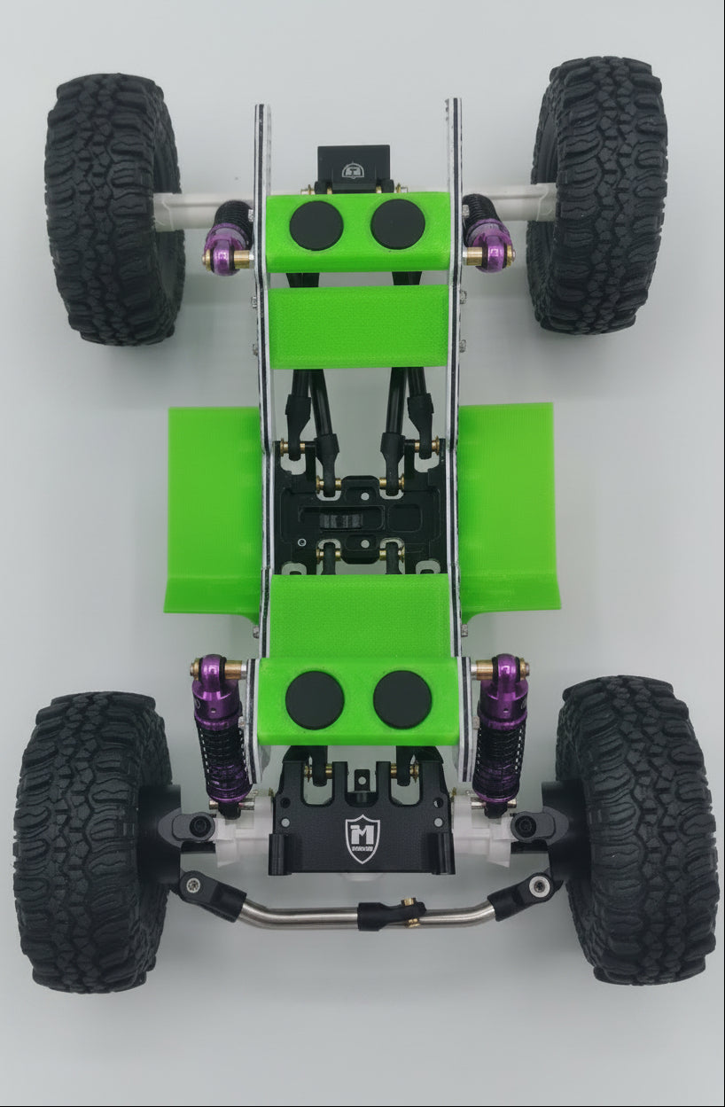 Karnage RC Gear Custom Built Complete SCX24 Roller Chassis #2 - Read for build details