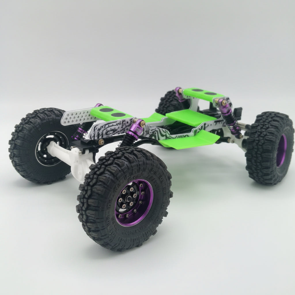 Karnage RC Gear Custom Built Complete SCX24 Roller Chassis #2 - Read for build details