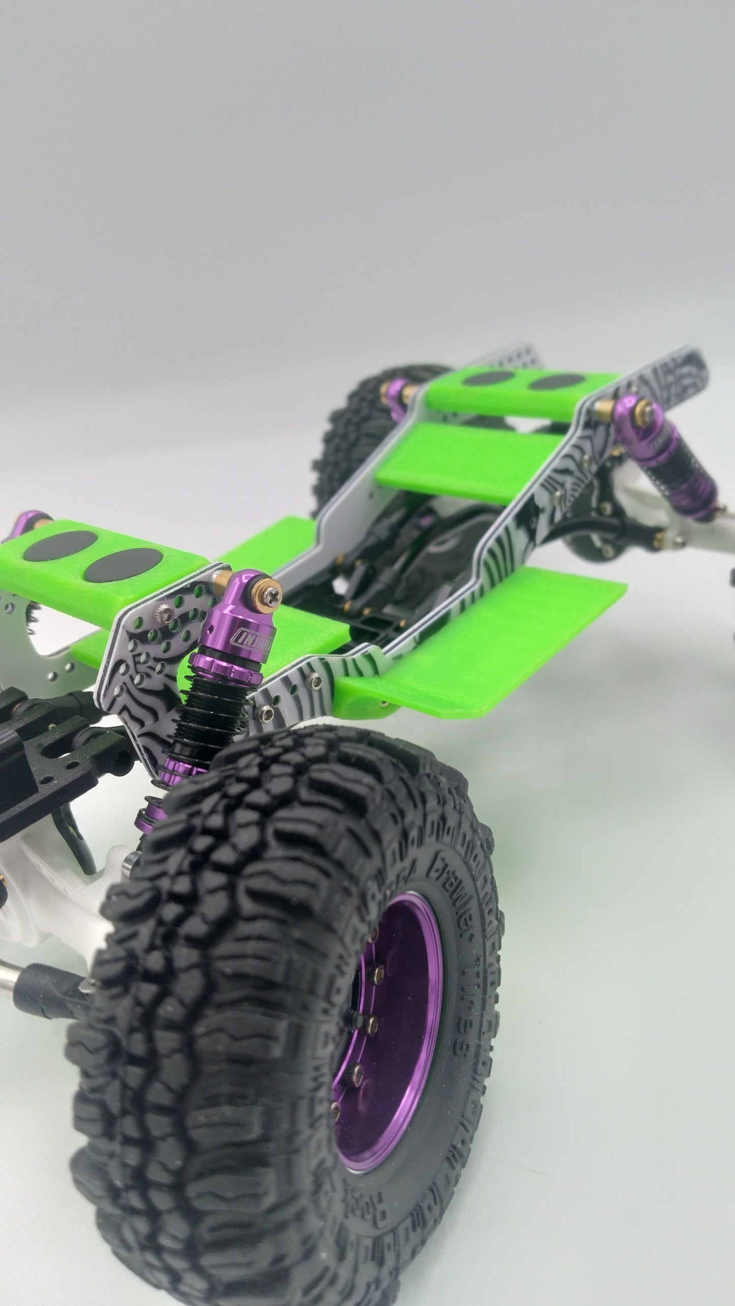 Karnage RC Gear Custom Built Complete SCX24 Roller Chassis #2 - Read for build details