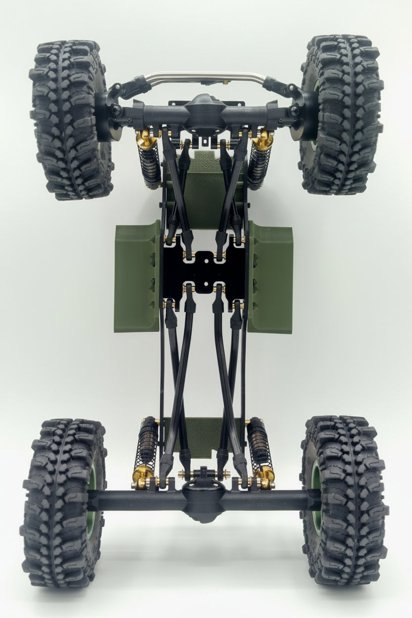 Karnage RC Gear Custom Built Complete SCX24 Roller Chassis #4 - Read for build details